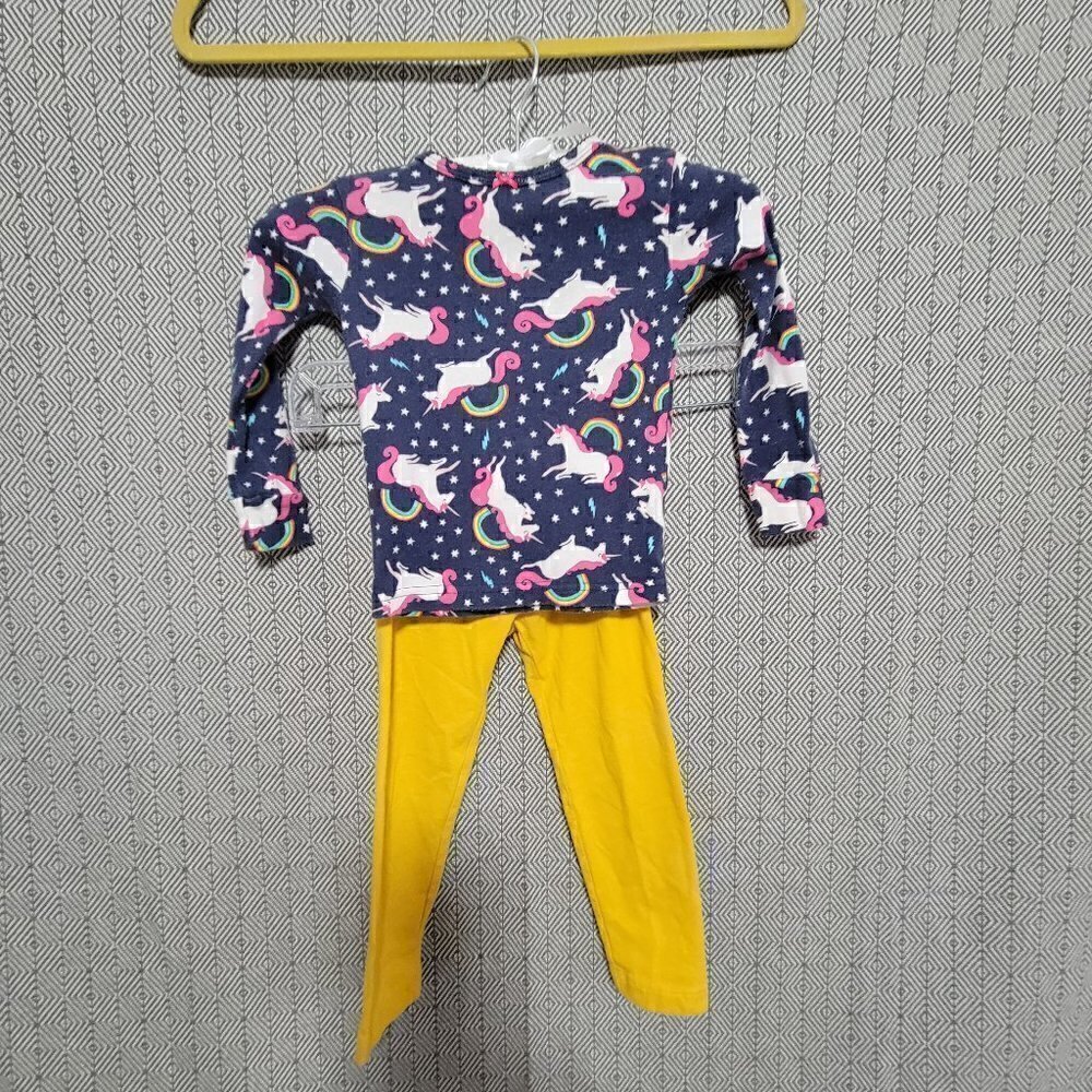 Outfit Carter's Matching Pajamas Set Flying Rainbow Unicorn 3T